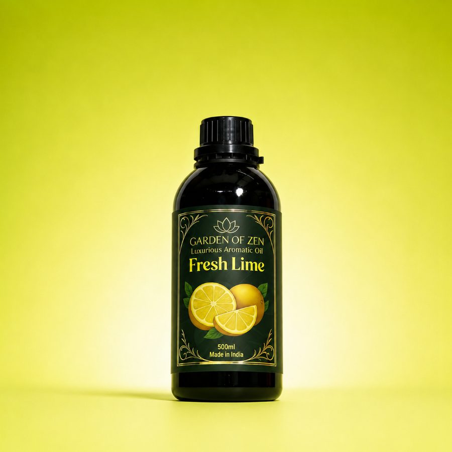Fresh Lime aromatic oil bottle