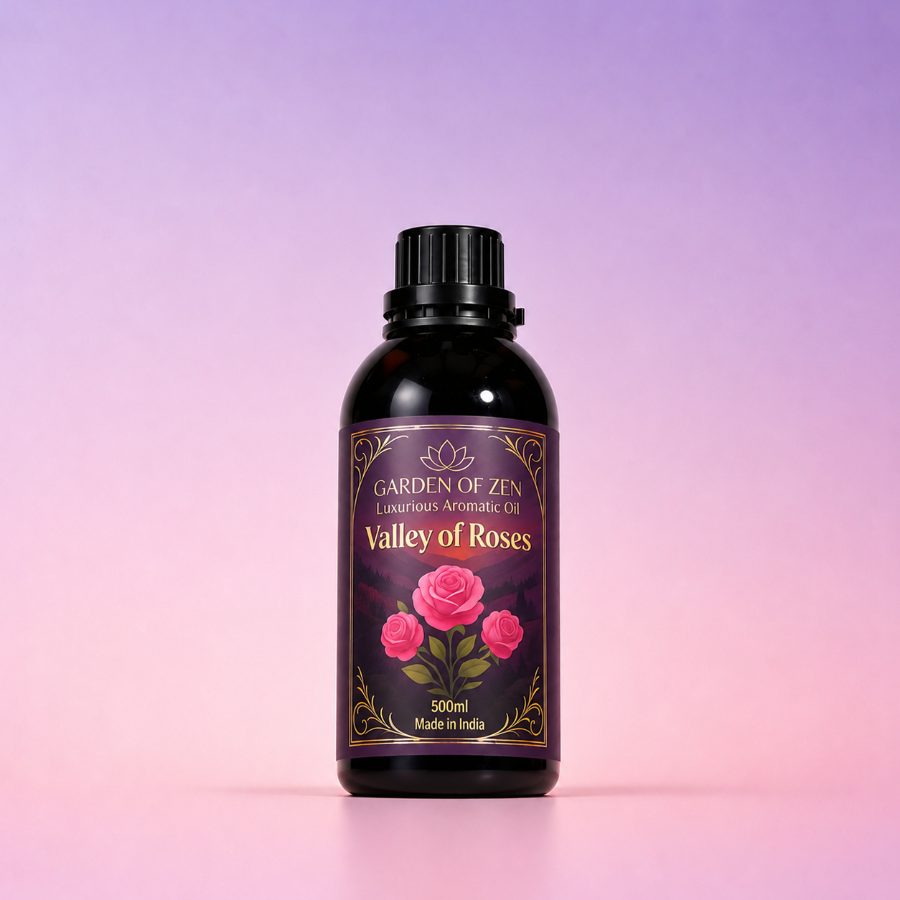 Valley of Roses aromatic oil bottle