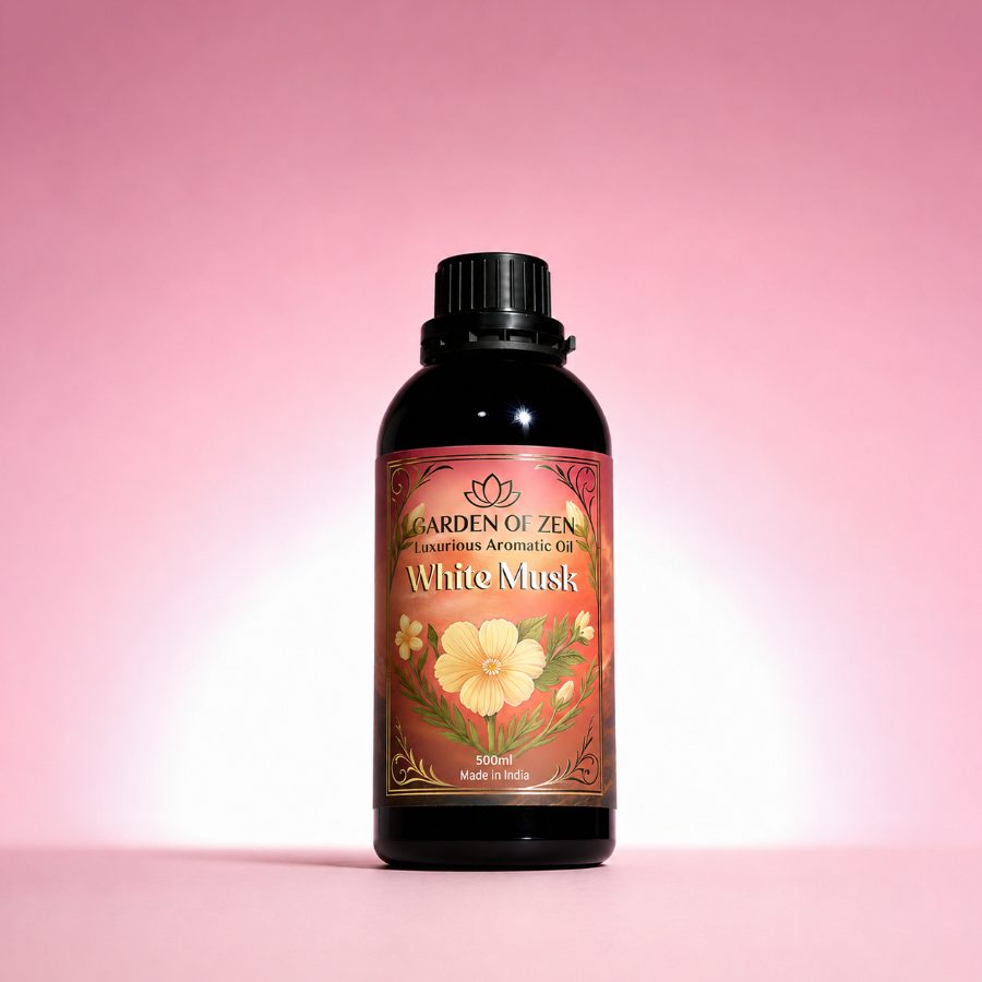 White Musk aromatic oil bottle
